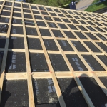 Dachsanierung und Dämmung eines Wohnhausdaches in Ölbronn