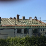Dachsanierung und Dämmung eines Wohnhausdaches in Ölbronn